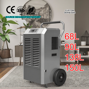 Déshumidificateur portable 90L pour toute la maison, usage domestique et commercial, pour l'absorption de l'humidité - Product Image 1