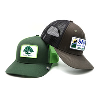 Gorra Trucker de Alta Calidad con Bordado Personalizado de 6 Paneles, Gorras de Malla Clásicas con Cierre a Presión, Gorras de Béisbol Deportivas Lisas