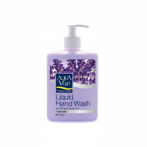 AquaVera Nettoyant liquide antiseptique pour les mains avec ingrédients chimiques-Parfum de lavande-500 ml - Product Image 2