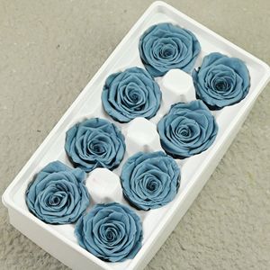 Cabeza de Rosa Eterna Artificial, Rosa Inmortal Seca y Preservada, Rosa Roja Romántica para el Día de San Valentín, Rosas para Ocasiones Especiales como Navidad - Product Image 2