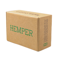 Boîte d'expédition en carton ondulé Kraft RSC, emballage en vrac imprimé pour la distribution en gros de produits e-commerce, carton de distribution d'entrepôt