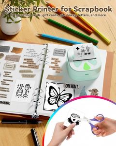 Mini Impresora Térmica de Etiquetas D20 con Batería de 1300mAh, 203dpi de Alta Definición, sin Tinta, Rollo de Papel de 57mm para Etiquetas - Product Image 5