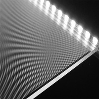 Plaque/Feuille d'Acrylique Transparente de Qualité Optique pour Plaque Guide Lumineuse et Panneau Miroir 2440x1220mm Épaisseur 2-50mm Shanghai