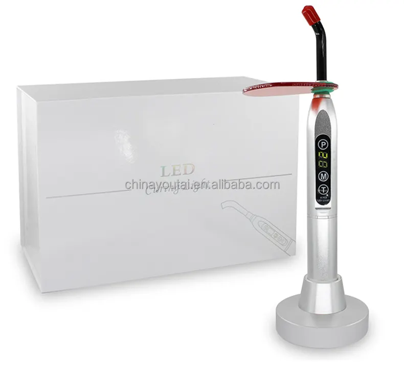 Luz de curado dental Tipo de pájaro carpintero Lámpara dental inalámbrica Luz de curado LED