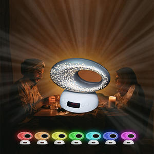 Desktop Quran Speaker Bluetooth <b>LED</b> Touch Lamp Digital Koran Player Azan <b>Clock</b> Remote Control Islamic Gift for Ramadan - Product Image 3