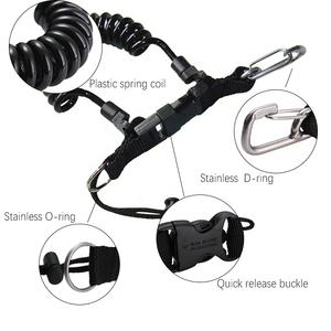 Anillo en D de Acero Inoxidable con Resorte de Plástico para Cordón de Buceo, Cordón para Cámara, Accesorios para Cámaras Subacuáticas - Product Image 2