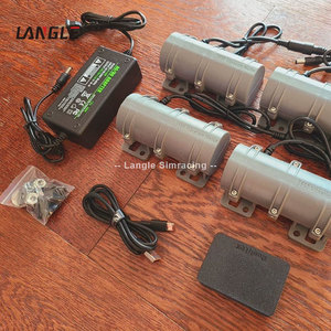 Kit de simulación de vibración de pedal universal <span class=keywords><strong>SimRacing</strong></span> que simula la vibración del motor para cabina de aluminio 4/6 Axis G-Force Sim - Product Image 6