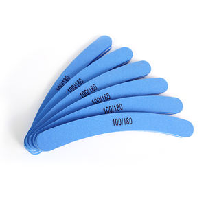 Nail Tool Double Sided Blue Sponge <strong>NailFile</strong> 80 100 150 Grit Nail File for Acrylic Nail - Product Image 4