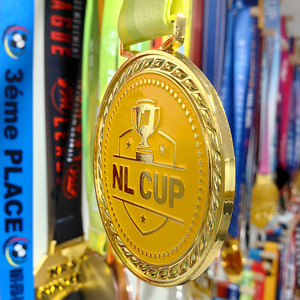 Nhà Sản Xuất Tùy Chỉnh Vàng Và Bạc Huy Chương Thể Thao Vui Vẻ Chạy Và Đua Finisher Thể Thao Kim Loại Giải Thưởng Vui Vẻ Chạy Á Hậu Đua Huy Chương - Product Image 4