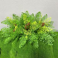 Plantes aquatiques artificielles tropicales en forme de fougère, ultra-réalistes et de haute qualité – Matériau PVC haute simulation, respectueux de l'environnement, vert