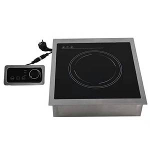 Built-in Commercial Induction Cooktop 3500W Single Burner With Separate Control Box 4 Digital <b>LED</b> Display ODM/OEM Commercial Ind - Product Image 3