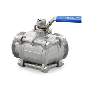 Vanne à boisseau sphérique manuelle KF, KF16 KF25, en acier inoxydable, résistante à la corrosion, pour système hydraulique - Product Image 1