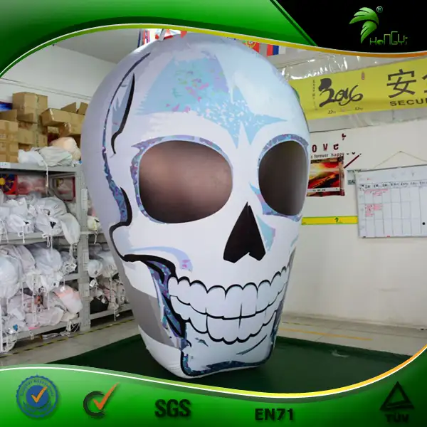 Halloween Giant Inflatable Skull Head Balloon Inflatable Helium Balloon Hongyi Inflatable