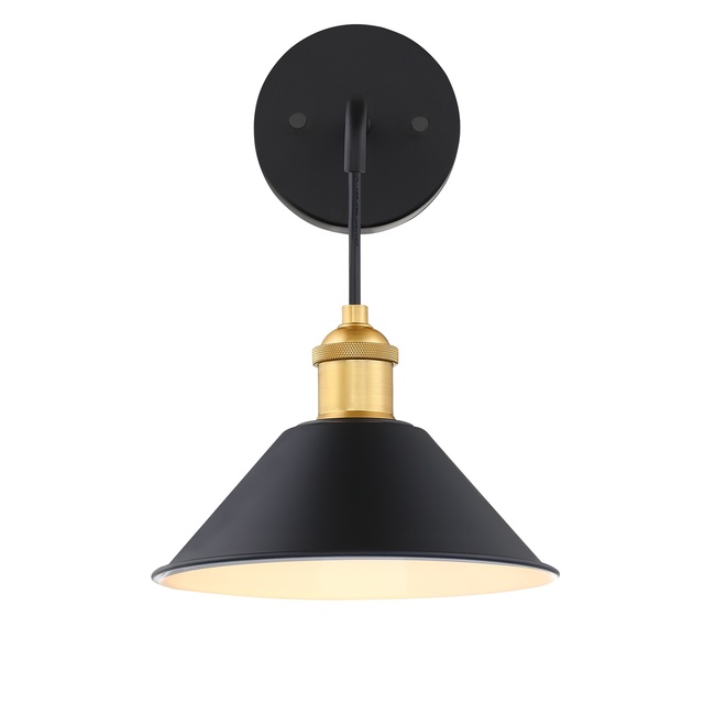 Indoor Gooseneck Barn Light Gold Black  Finish  LED Living Room Wall Mount Design American Style Wall Lights