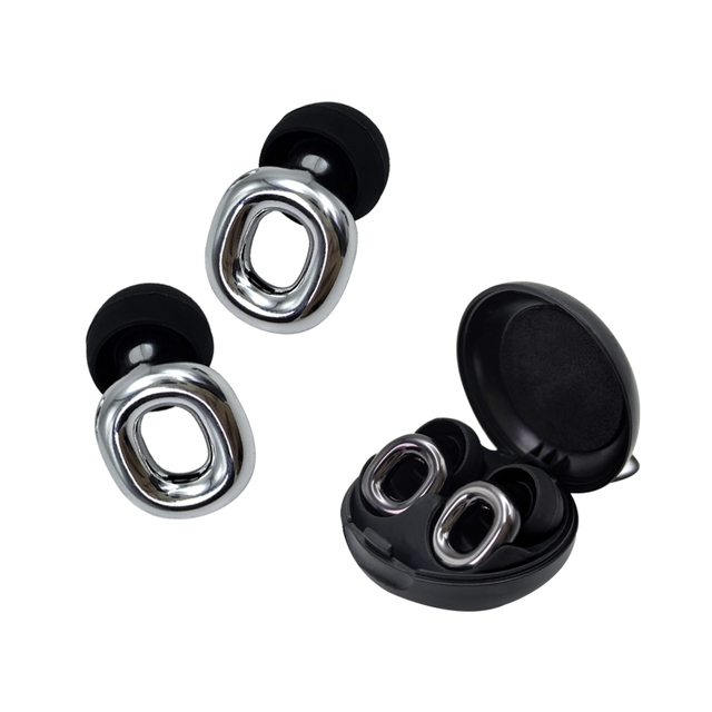 219 High-Fidelity Comfortable Silicone Motorcycle Earplugs with Filter Reusable Noise Reduction Hearing Protection