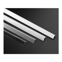 Profil monté par surface linéaire en aluminium triangulaire de coin de profil de la couverture carrée de haute qualité 16*16mm