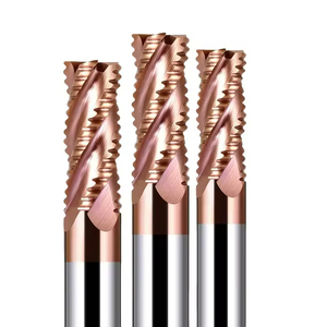 Professional Customization Tungsten Carbide Roughing Spiral <strong>End</strong> <strong>Mill</strong> Bits For CNC Machine And Aluminum Cutting - Product Image 3