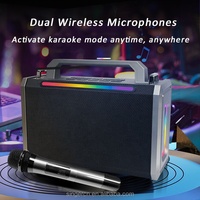 M302 Altavoz Bluetooth con Micrófono, Caja de Sonido con Micrófono, Altavoces Bluetooth Grandes para Fiestas