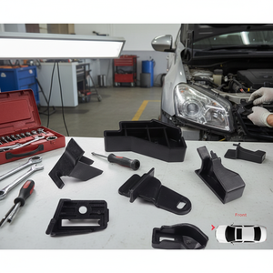 Kit de réparation de phare (6 pièces) côté droit compatible avec Qashqai 2012 OEM 260104EH2A Turquie - Product Image 3