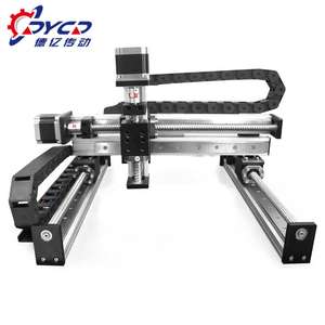 روبوت عملاقة عبر CNC وحدة خطية دليل الحركة المحرك الكرة اللولبية السكك الحديدية انزلاق الجدول XYZ المرحلة بمحركات عدة عالية - Product Image 2