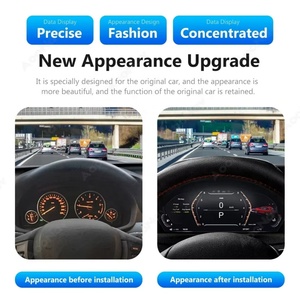 จอ LCD ดิจิตอลขนาด 12.3 นิ้วสำหรับรถยนต์ BMW ซีรีส์ 3 รุ่น F30 F31 GT และซีรีส์ 4 รุ่น F32 F33 F36 ปี 2013-2019 เครื่องเล่นสเตอริโอพร้อมมาตรวัดความเร็วเสมือนจริงบนแผงหน้าปัด - Product Image 4