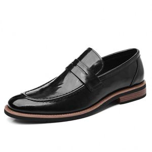 Top Luxury Designer Classic Business Office Patchwork Lace-Up Lightweight Breathable Anti-Slip Formal <b>Dress</b> Loafer Shoes <b>Men</b> - Product Image 6