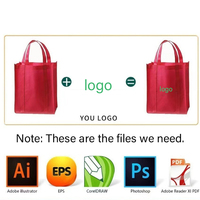 Sac non tissé promotionnel écologique réutilisable de haute qualité, personnalisé avec logo imprimé, pour le shopping