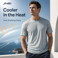 Camiseta Deportiva JENI para Hombre, 150gsm, Protección UV, Transpirable, Secado Rápido, Ideal para Deportes Casuales