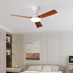 Ventilateur lumineux intelligent minimaliste ultra silencieux, contrôlé par application/télécommande, LED à intensité variable, moteur CC à faible bruit pour salon et salle à manger - Product Image 3