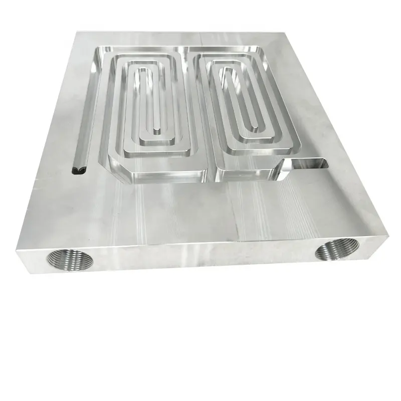 Chất lượng cao tùy chỉnh nhôm tản nhiệt hình dạng lạnh tấm nhôm hợp kim CNC các bộ phận công