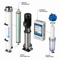 Système de purification d'eau par osmose inverse industrielle pour l'eau potable commerciale et le traitement des eaux de procédé