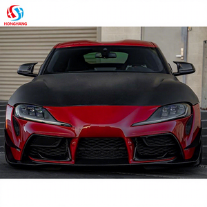 Chaoshenghang Venta al por mayor de fábrica: Embellecedores divisorios de parachoques delantero para <span class=keywords><strong>Toyota</strong></span> <span class=keywords><strong>Supra</strong></span> A90 2020-2024, accesorios de alerones delanteros de ABS - Product Image 6