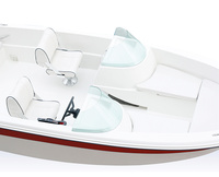 Vente directe du fabricant, bateau de pêche en fibre de verre pour sports nautiques, bateau de dépannage personnalisé à grande vitesse