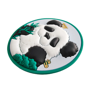 Eco-Friendly Washable Lightweight Panda Pattern Silicone <b>Drink</b> <b>Coasters</b> Animal Design Colourful Non-Slip <b>Coaster</b> - Product Image 2