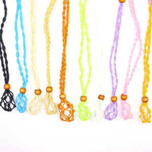 แฟชั่นหลาก<span class=keywords><strong>สี</strong></span>ธรรมชาติแท้หินอัญมณีคริสตัลผู้ถือลูกปัดสร้อยคอเครื่องประดับมือทอ - Product Image 5