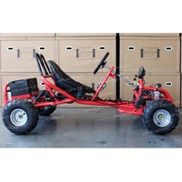 Karts Eléctricos de Alto Rendimiento de 2000W y 60 km/h para Diversión al Aire Libre, Go-Karts Eléctricos de 60V con Suspensión Completa para Carretera
