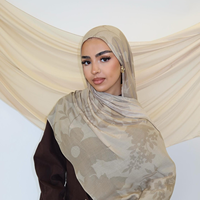 Meilleures ventes 2026 : Hijabs, foulards et châles traditionnels en modal, respirants, imprimés, sophistiqués, modestes, 4 saisons, avec logo personnalisé, pour femmes musulmanes