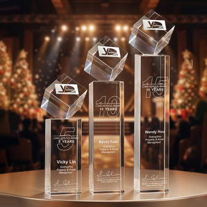 Trofeo de Cristal Personalizado con Cubo de <span class=keywords><strong>Rubik</strong></span>, Premio Grabado en Cristal para Innovación, Estrategia, Liderazgo, Excelencia, Regalos para Campeones - Product Image 5