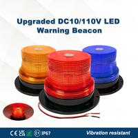 Nouvelle lampe de signalisation LED promotionnelle DC10-110V IP67 24W à base magnétique fixe et fixation par vis certifiée CE ROHS UKCA ECE pour chariot élévateur