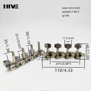 Bán Hàng Trực Tiếp 4-Mảnh Mandolin Đuôi Lỗ Dân Gian <span class=keywords><strong>Guitar</strong></span> Đầu Điều Chỉnh Pegs Cuộn Dây Thích Hợp Cho Mandolin <span class=keywords><strong>Guitar</strong></span> Phụ Kiện - Product Image 2