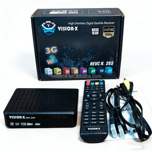 Receptor de Satélite Digital HD DVB S2X H265/HEVC Mini Set Top Box con Carcasa de Plástico - Product Image 1