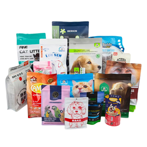 Bán buôn tùy chỉnh in Ziplock nhôm lá thức ăn vật nuôi đứng lên túi có khóa kéo doypack 250g-1000g cho bao bì thức ăn cho chó mèo - Product Image 1