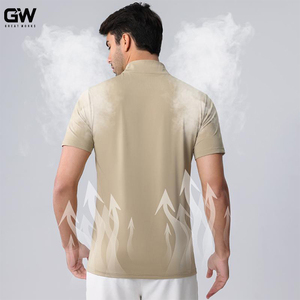 Magliette da <span class=keywords><strong>Golf</strong></span> Personalizzate dai Produttori, Asciugatura Rapida, Rinfrescanti, con Zip <span class=keywords><strong>1</strong></span>/4, Motivo Tinta Unita, per <span class=keywords><strong>Polo</strong></span> e Pullover - Product Image 2