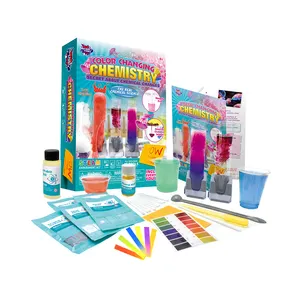 Nuovo arrivo caldo e popolare scienza del progetto educativo di scienza giocattoli per bambini che giocano a colori che cambiano i giocattoli di scienza chimica