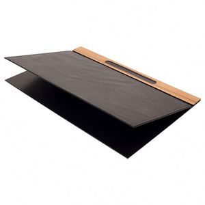 Ensemble de 11 pièces de luxe pour organisateur de bureau en bois de zébrano et cuir PU – Organisateurs de bureau mignons pour une utilisation au bureau - Product Image 6
