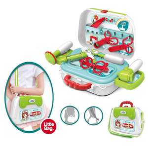 Kit de Doctor para Niños, Juego de <span class=keywords><strong>Juguetes</strong></span> Médicos de Plástico para Niños y Niñas, Accesorio de Disfraz de <span class=keywords><strong>Halloween</strong></span> - Product Image 4