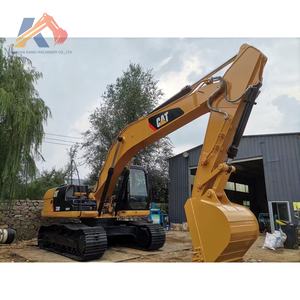 Excavadora de cadenas CAT 320D usada para sitios de excavación medianos, excavadora Caterpillar japonesa para granja - Product Image 1