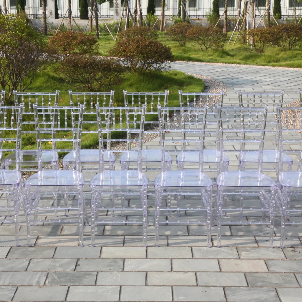 Wedding Furniture Resin Party Event Wedding Reception Transparent Clear Crystal Tiffany chairs