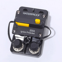 Interruptor Termomagnético E9C de 18X, Manual, Encendido/Apagado, 300A, 48V CC, Montaje Superficial, Monofásico, Normalmente Cerrado, IP66, para Automóvil