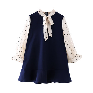 Polka Dot chicas de Otoño de manga larga ropa de los niños vestido de bebé niña vestidos de fiesta de cumpleaños - Product Image 6